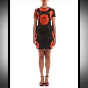 Desigual Round Neck Short Sleeve Printed Casual Dress
